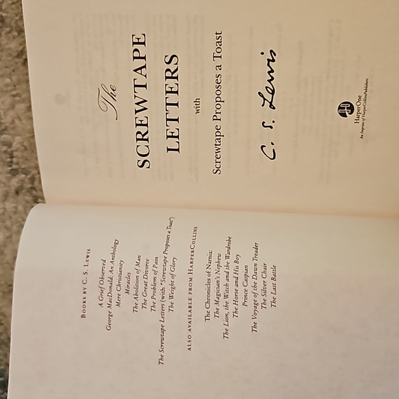 1/$7 or 2/$10 The Screwtape Letters (The C.S. Lewis Signature Classics). - Picture 3 of 5